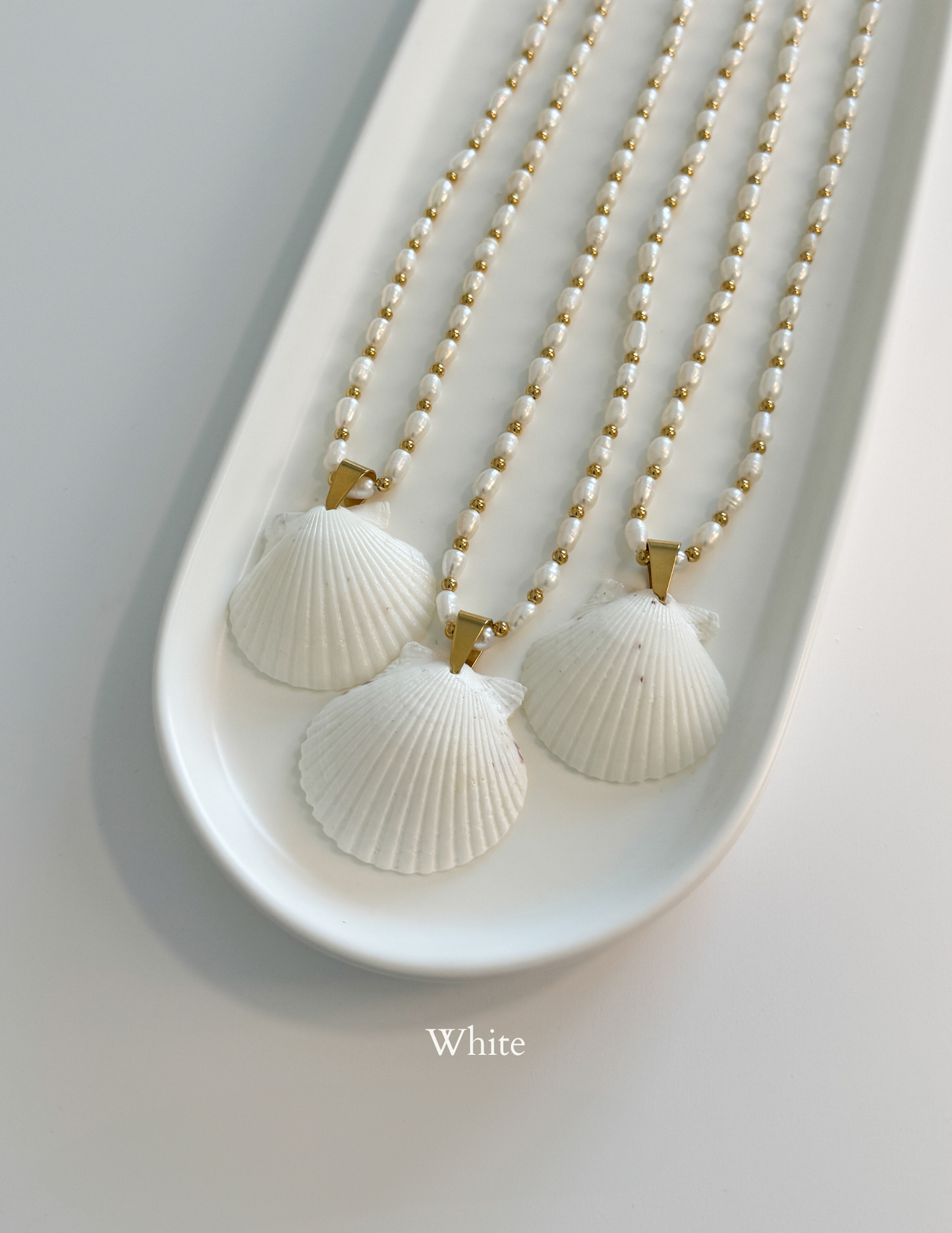 Beachfront Pearl Shell Necklace