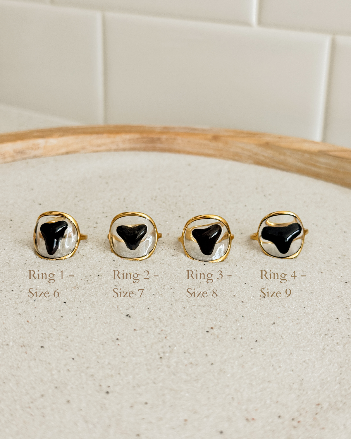 Shark Tooth Rings