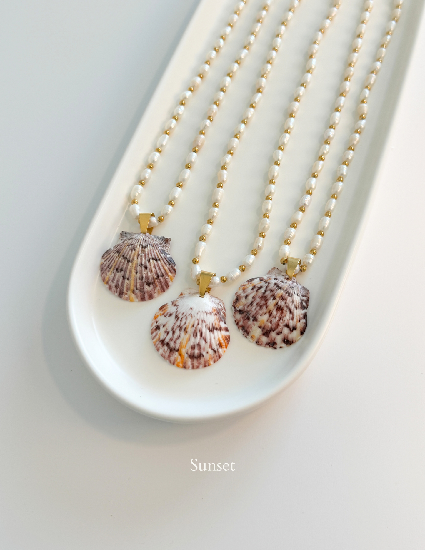 Beachfront Pearl Shell Necklace