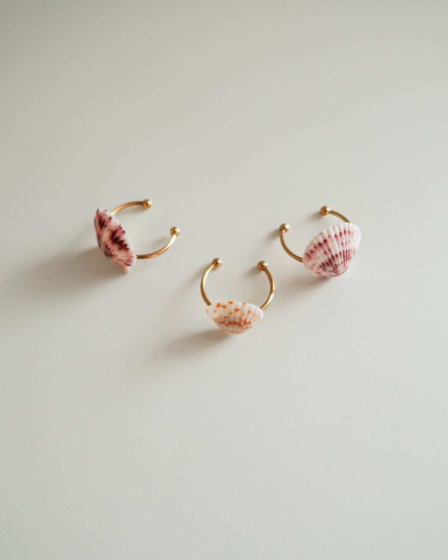 Dainty Shell Rings
