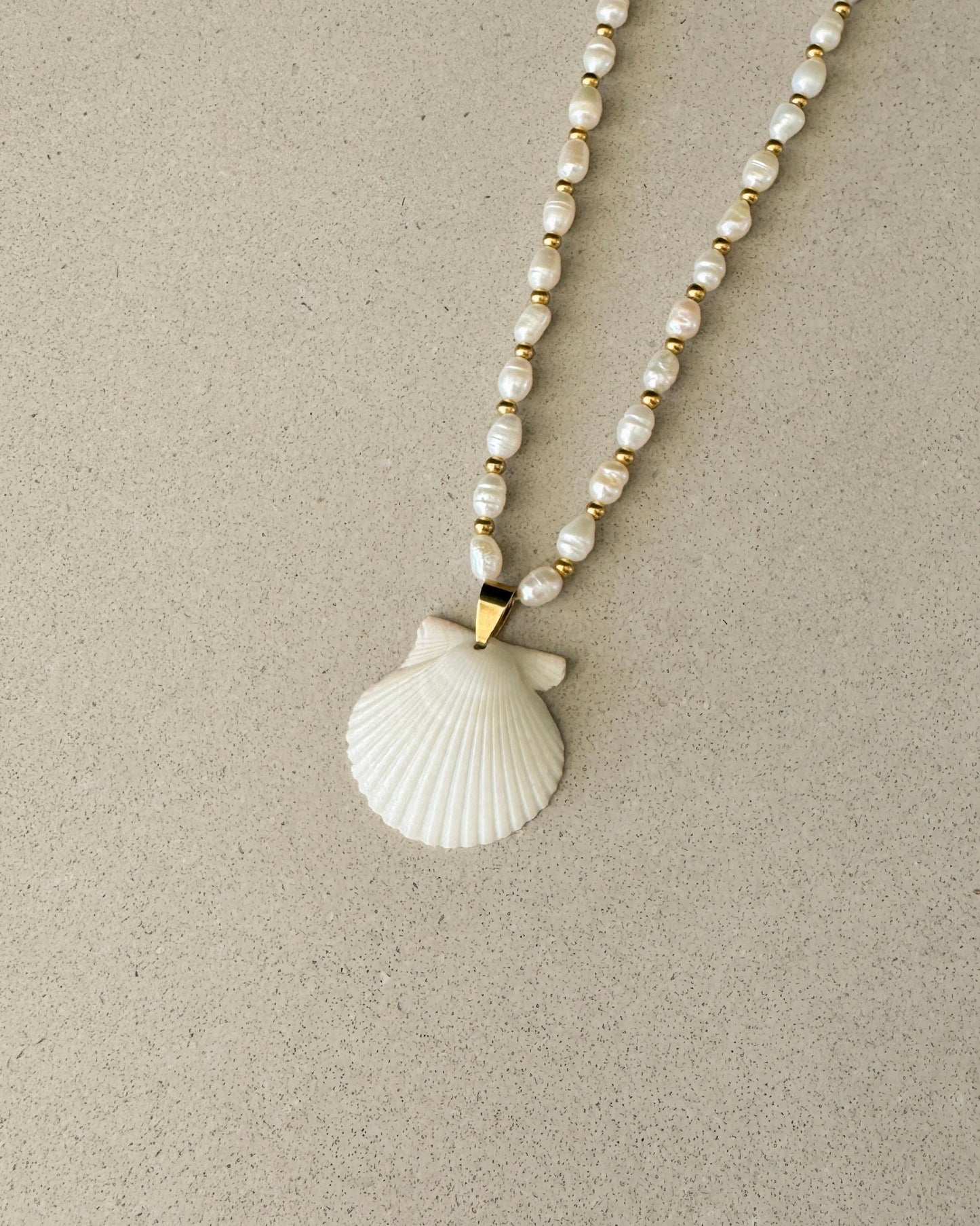 Beachfront Pearl Shell Necklace
