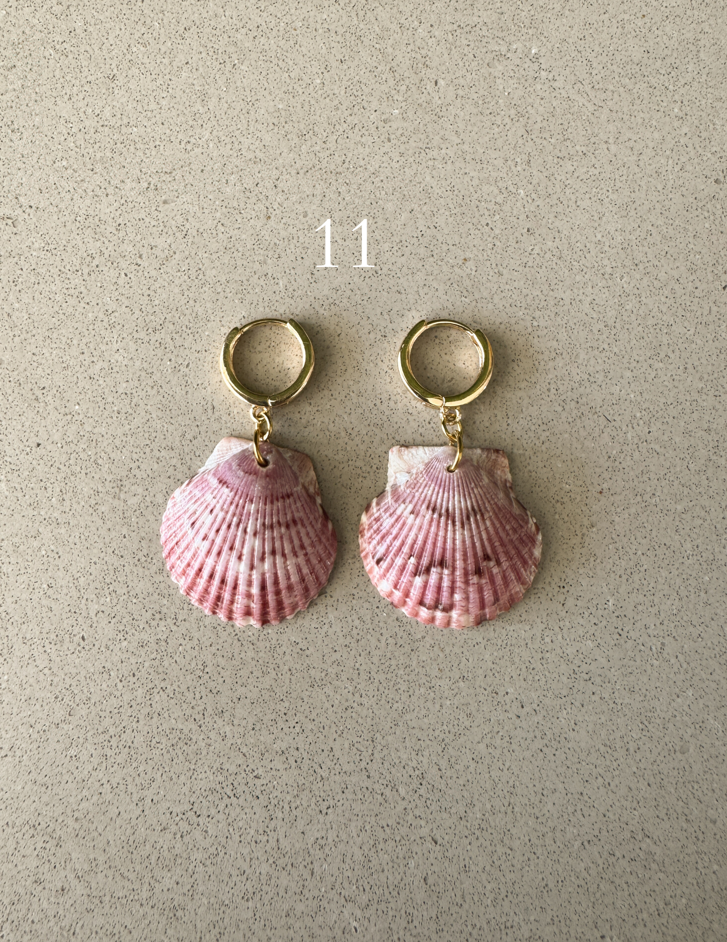 Gold Shell Earrings