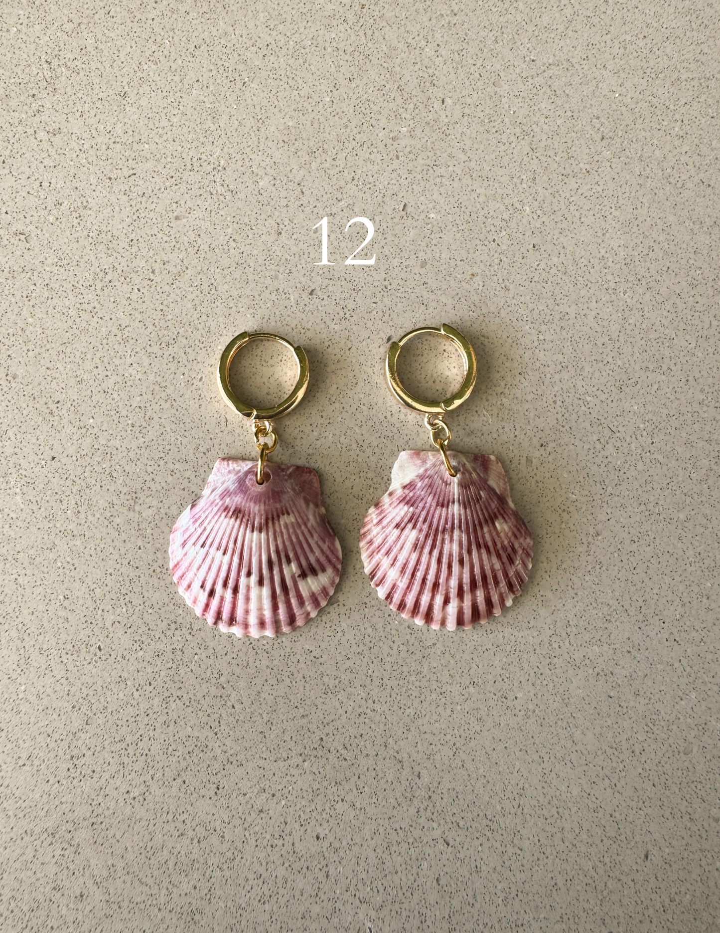 Gold Shell Earrings