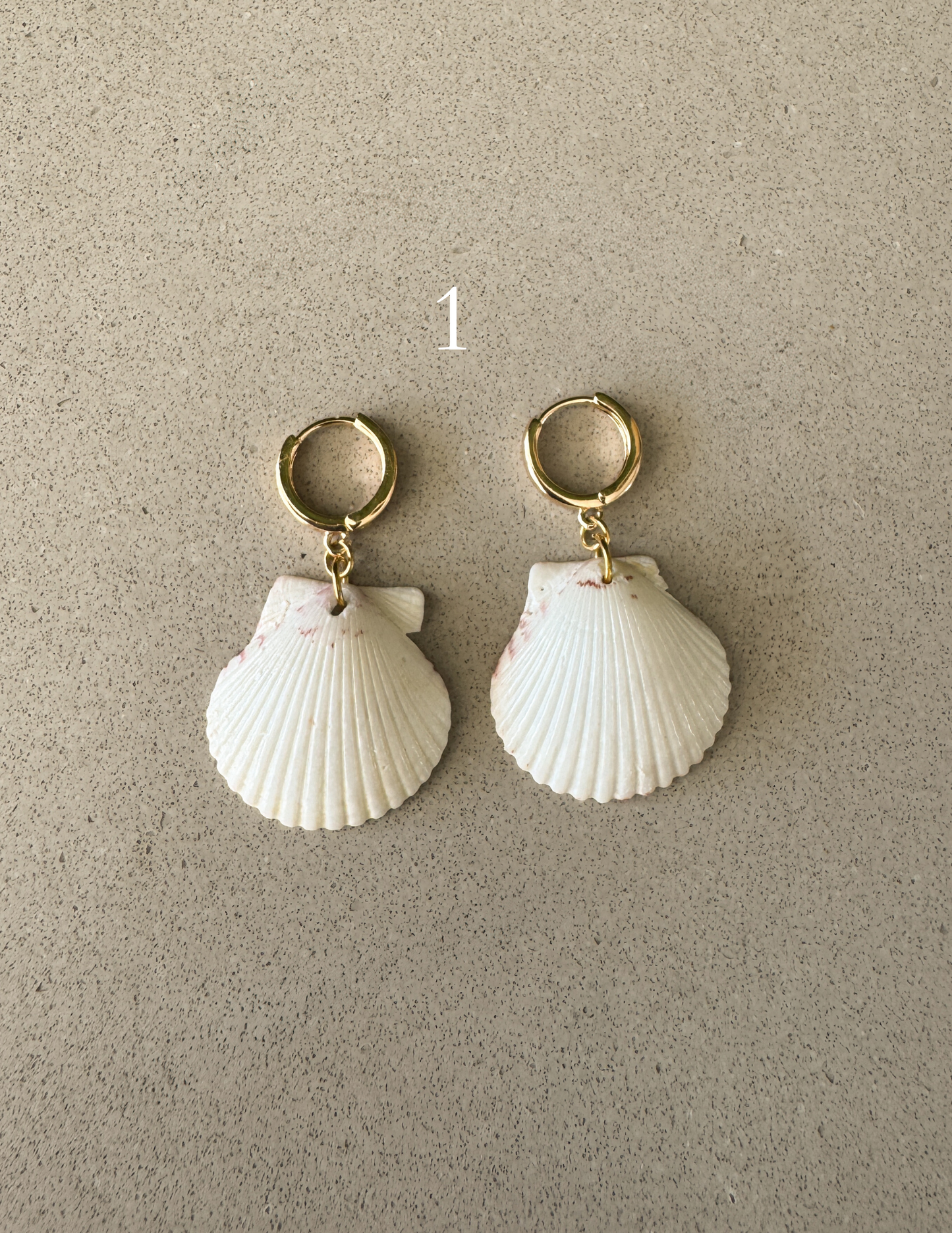 Gold Shell Earrings