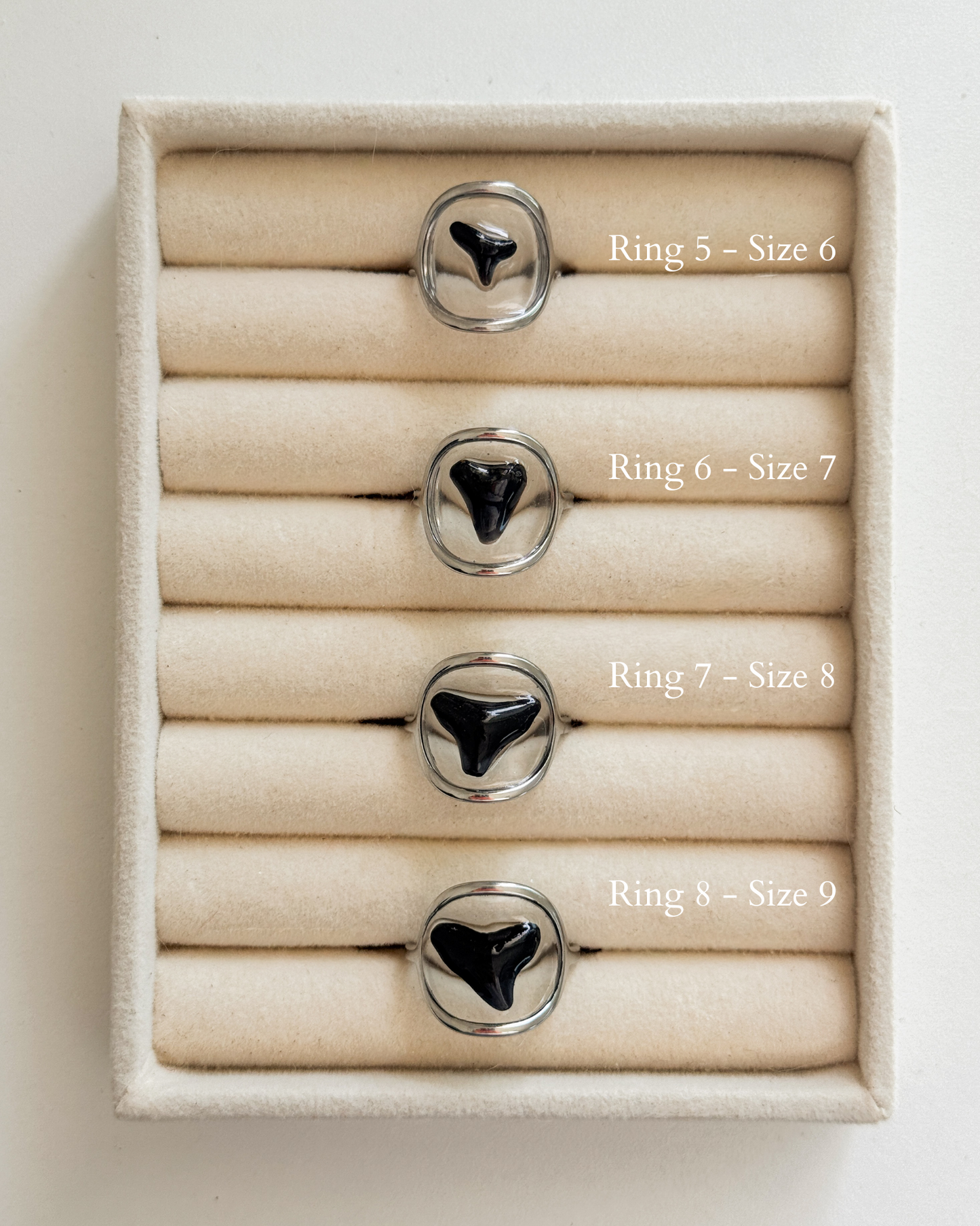 Shark Tooth Rings