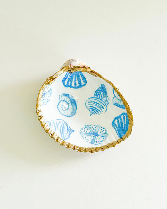 Blue Shells Trinket Dish
