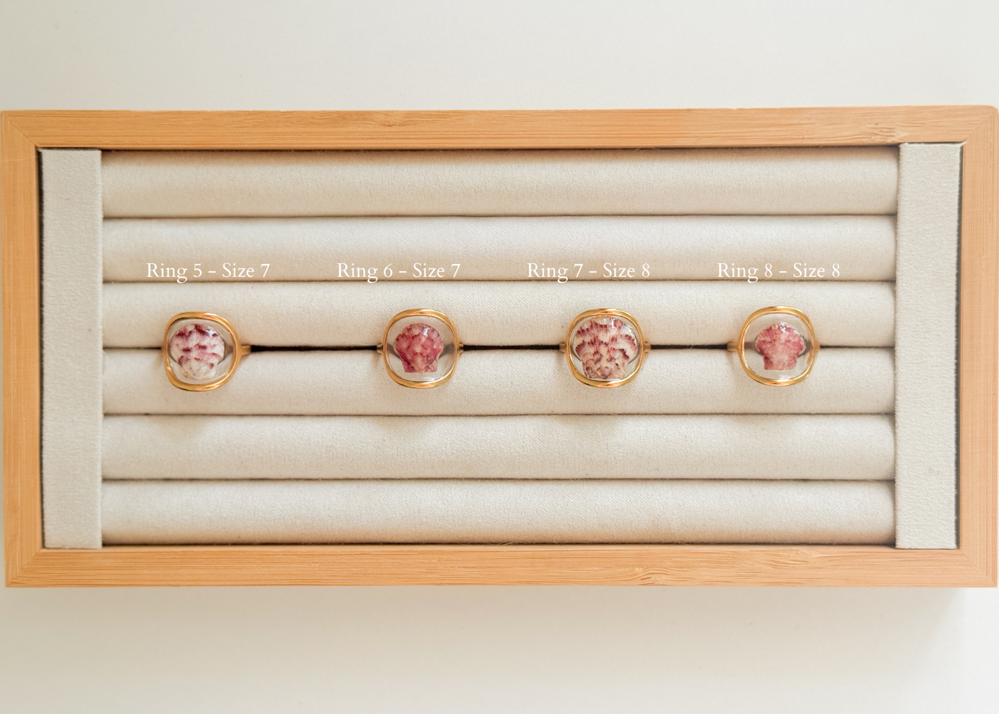 Gold Isla Shell Rings