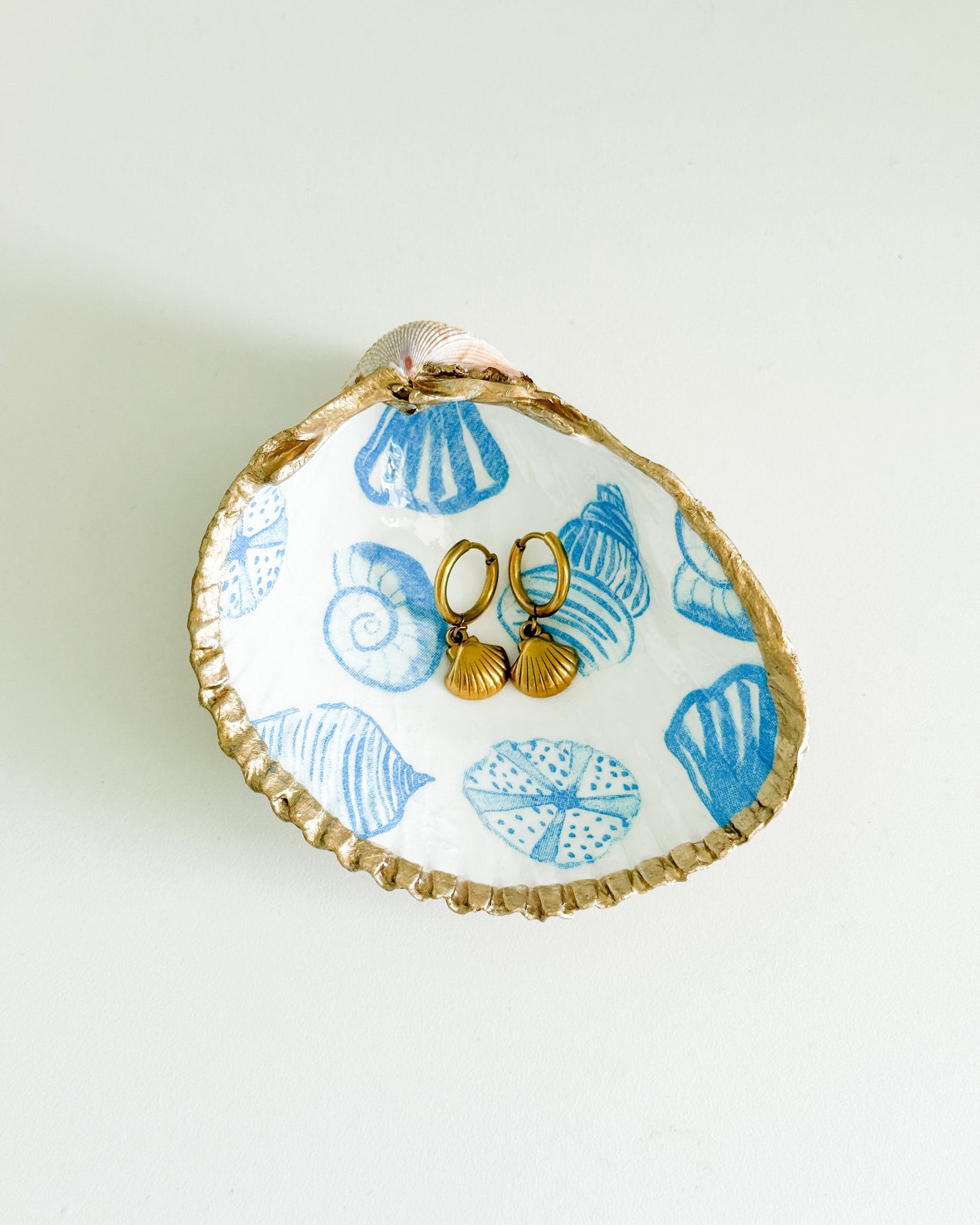 Blue Shells Trinket Dish