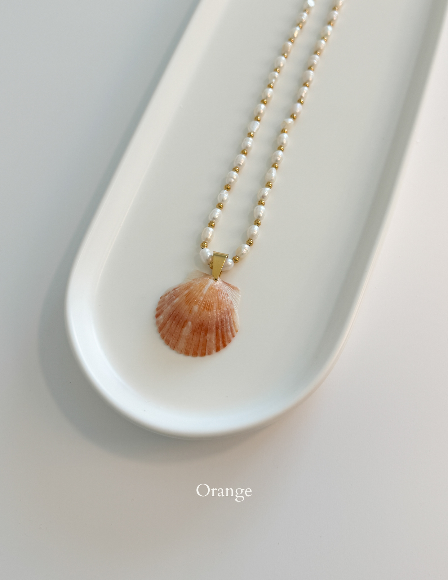 Beachfront Pearl Shell Necklace