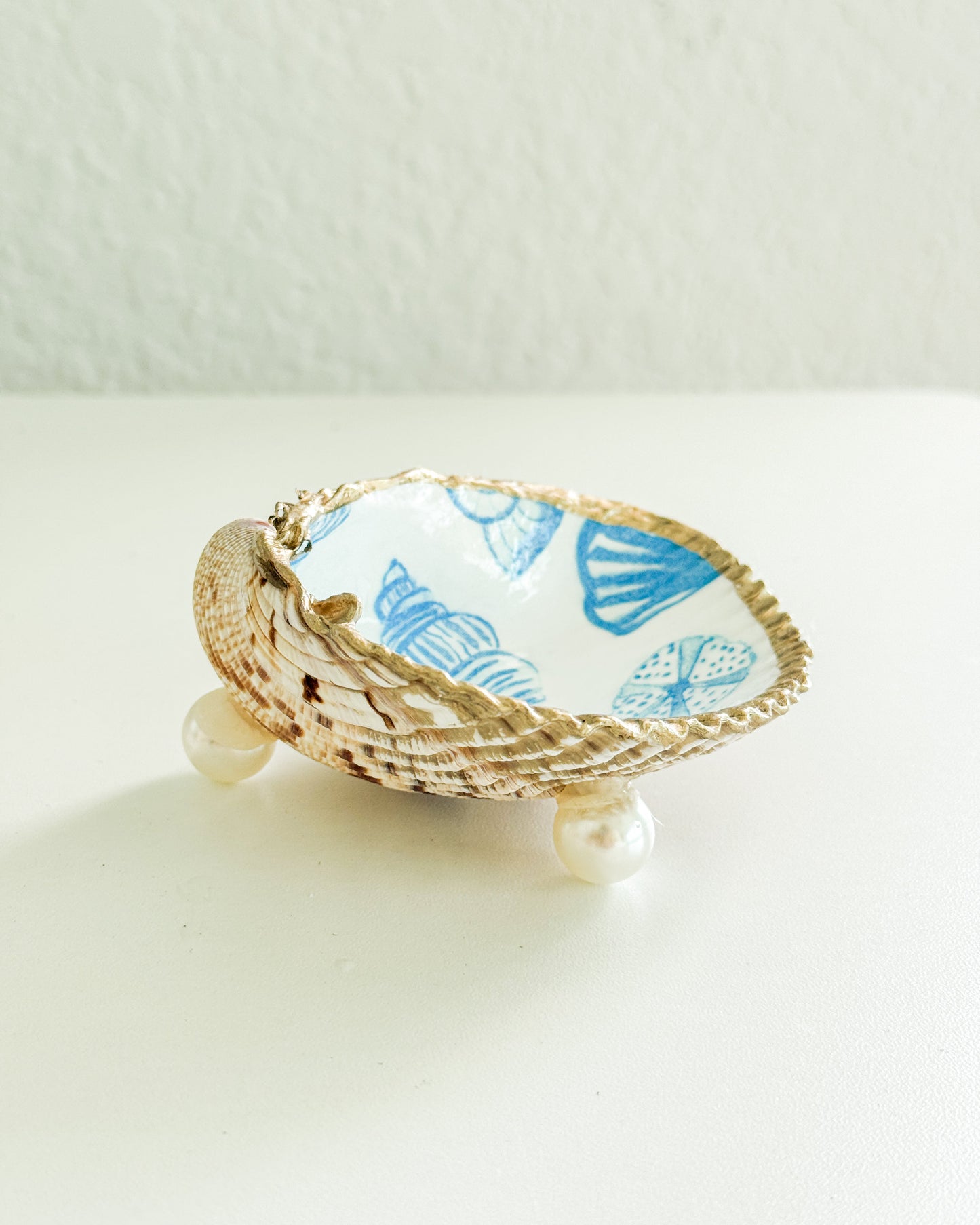 Blue Shells Trinket Dish