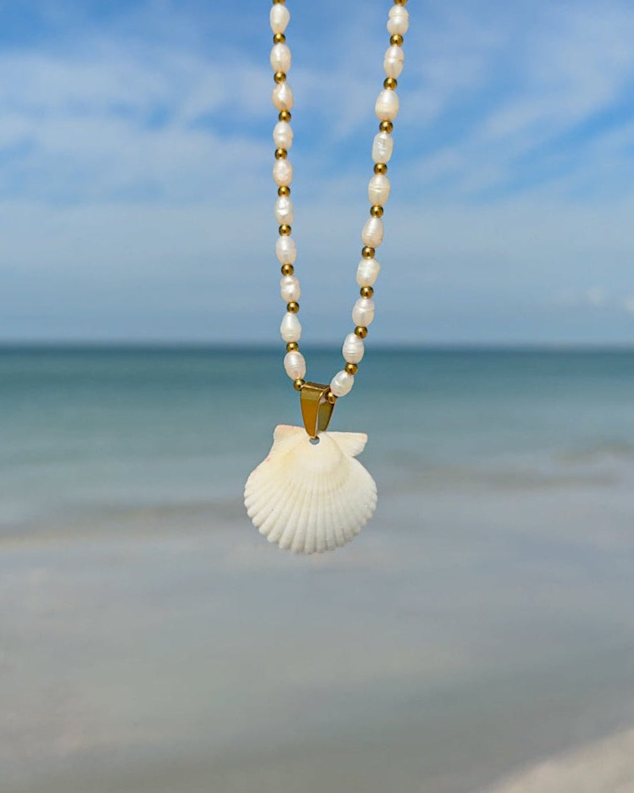 Beachfront Pearl Shell Necklace