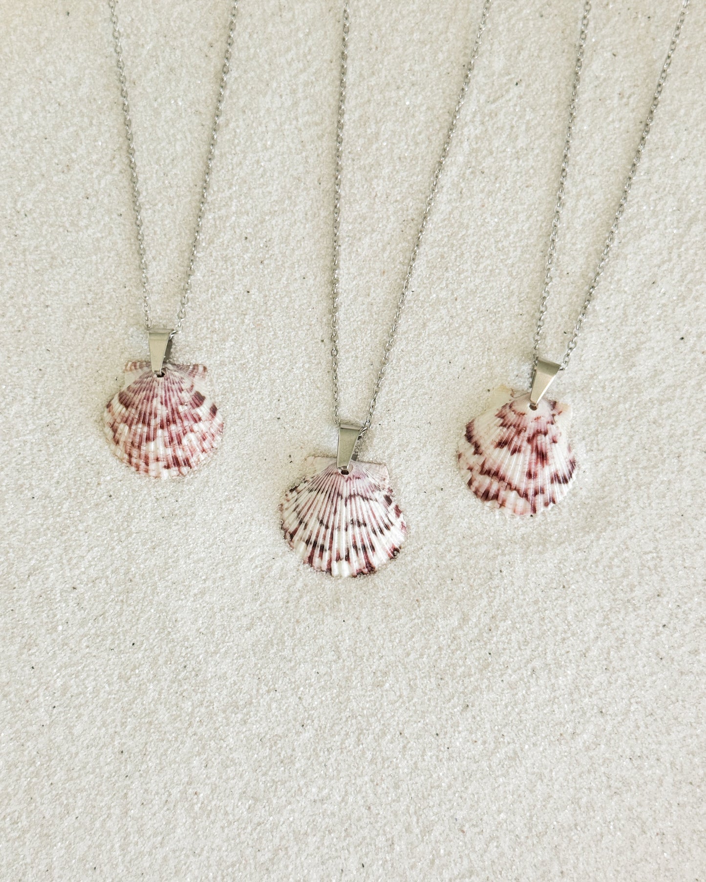 Dainty Silver Shell Necklace