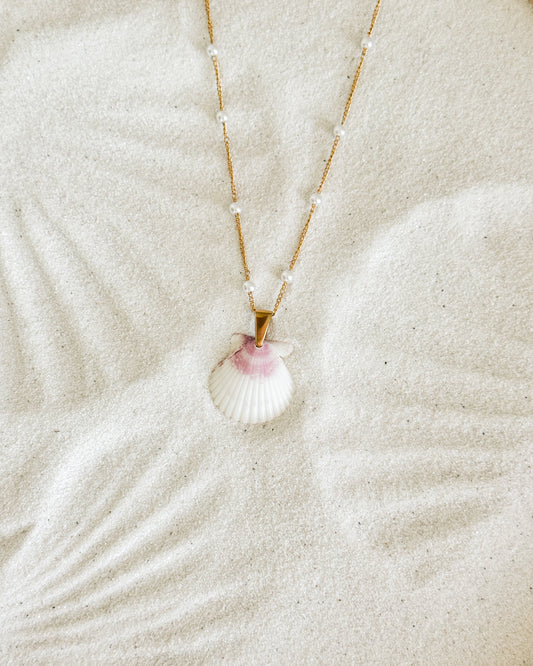 Dainty Pearl Shell Necklace