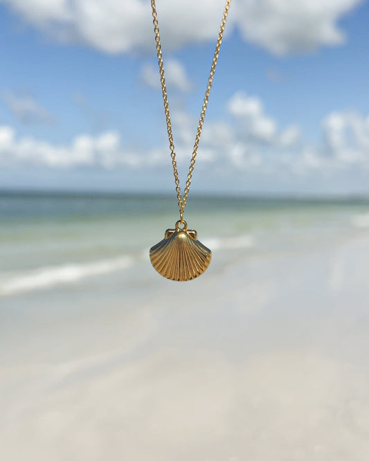 Gold Shell Necklace